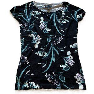 NWOT Le Chateau Knit Floral Top